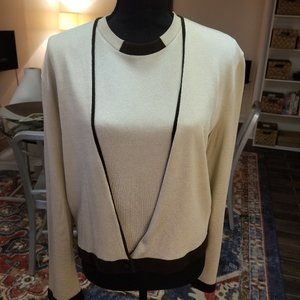 CHANEL Twin Set - Tan & Brown Size 42